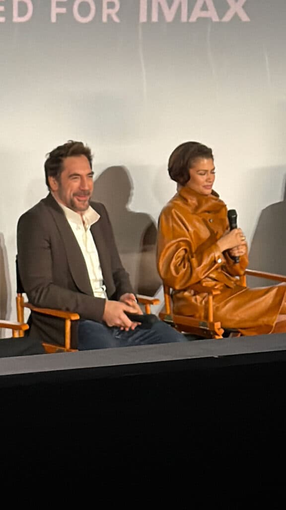 Dune: Part Three, panel, Zendeya, Javier Bardem